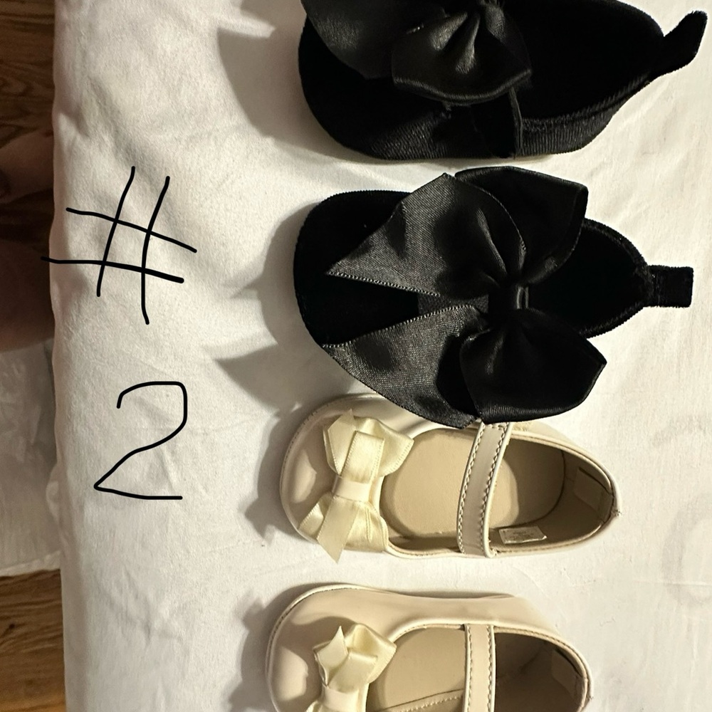 Black and Cream Dress Shoes with Elegant Bow Details